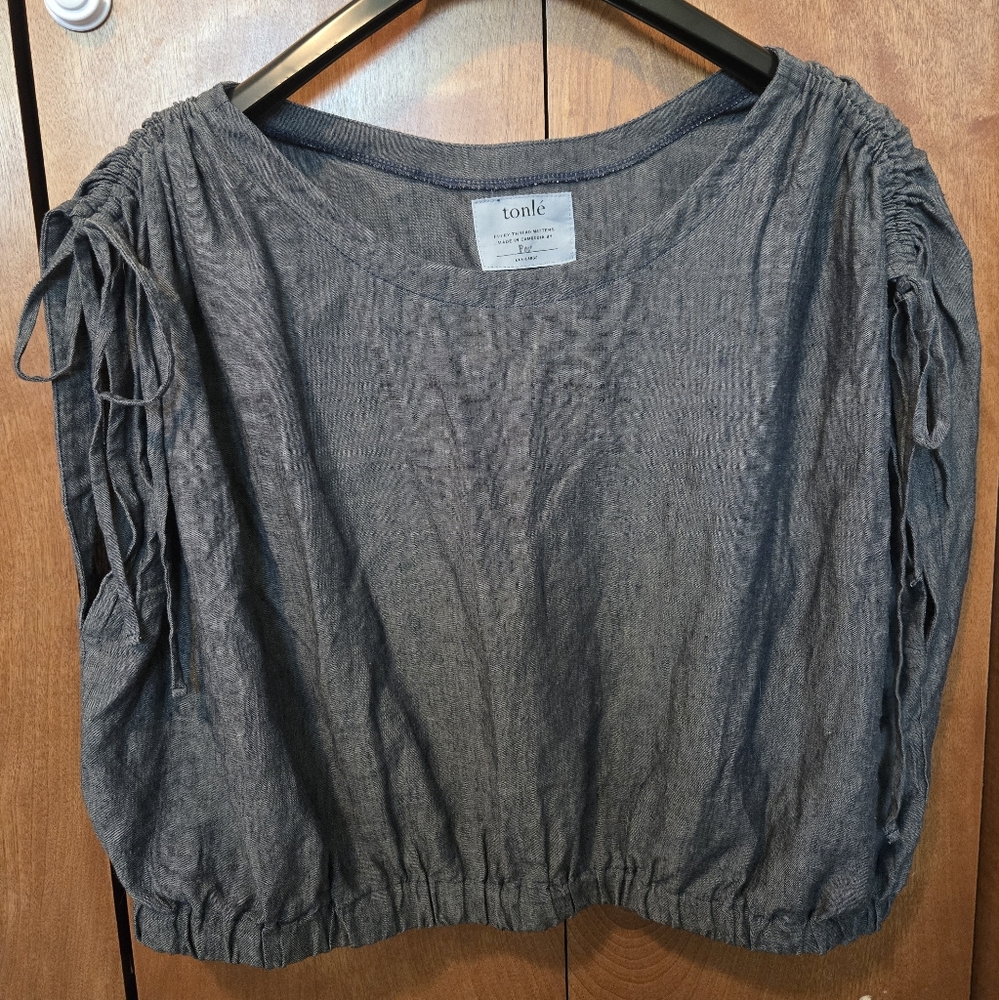 Tonle Crop Top With Ties